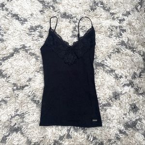 💀 sexy lace ribbed tank